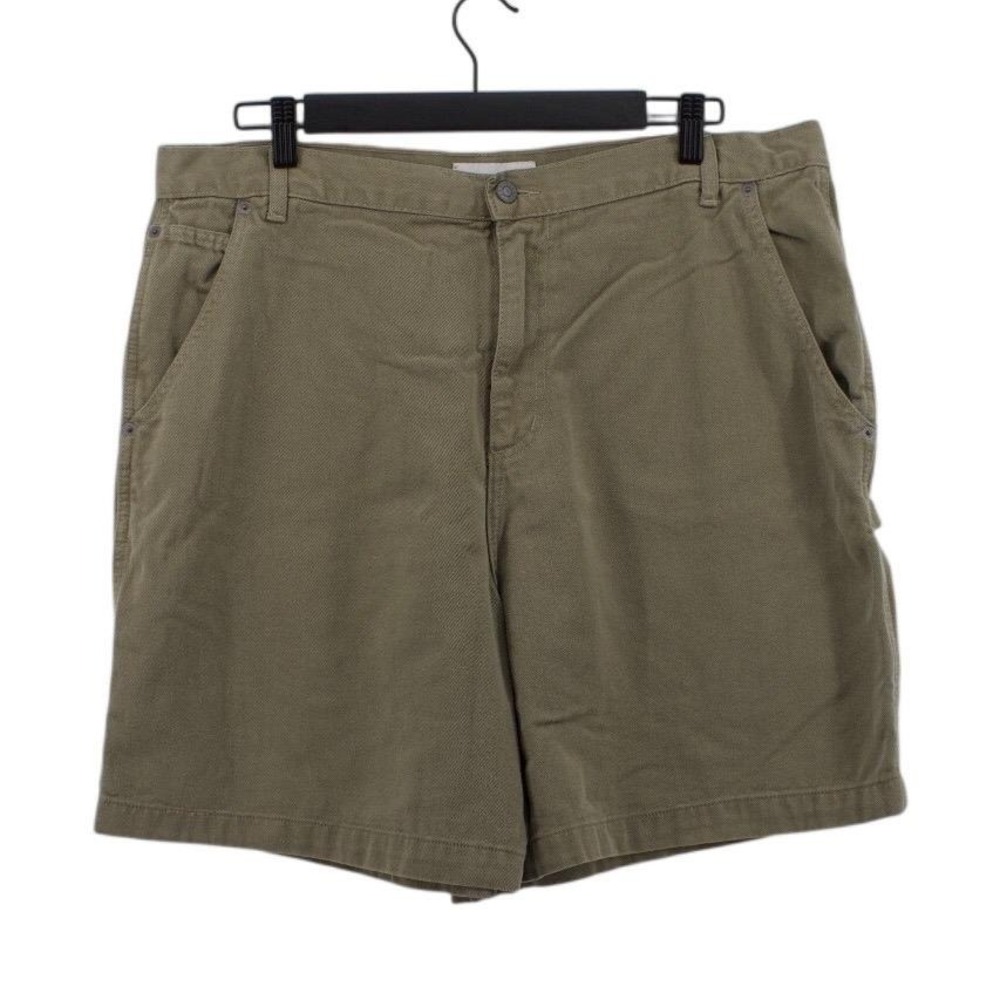 J. Jill Shorts Women 20 Carpenter Olive Green Utility Cotton Twill Gorpcore Hike